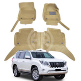 Toyota Prado 10D Floor Mats (2016–22) Premium 3Pcs Custom Fit Mats